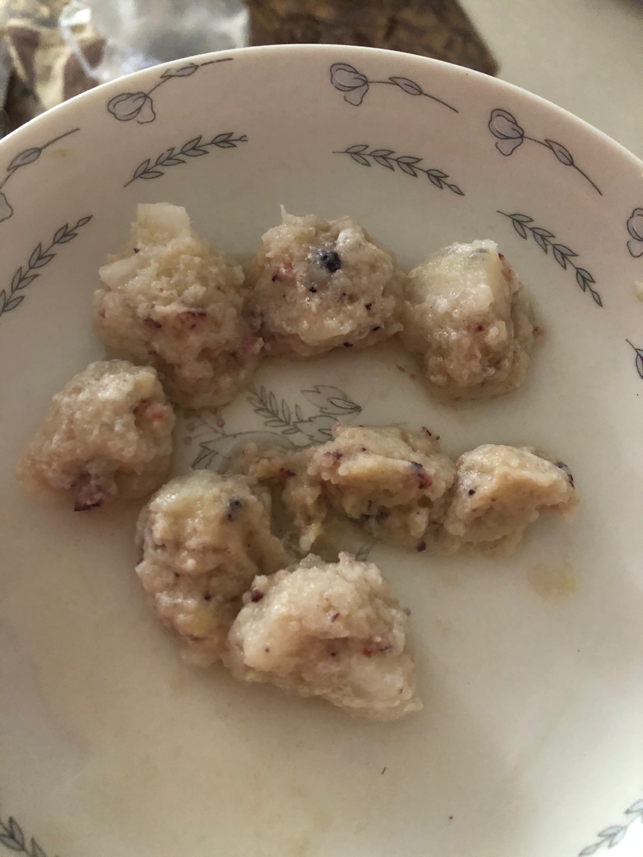 山药鱿鱼丸（清蒸版）