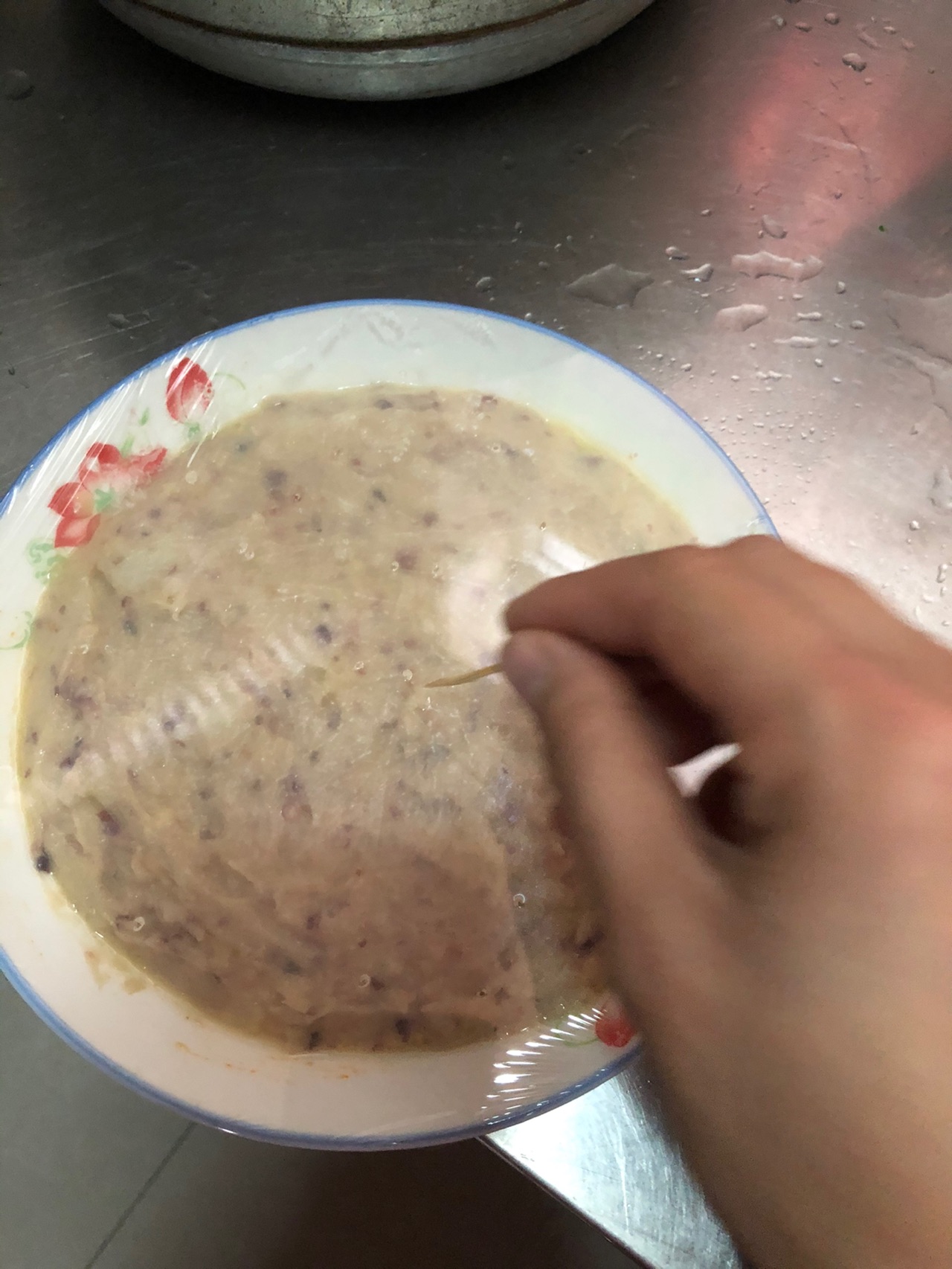 山药鱿鱼丸（清蒸版）