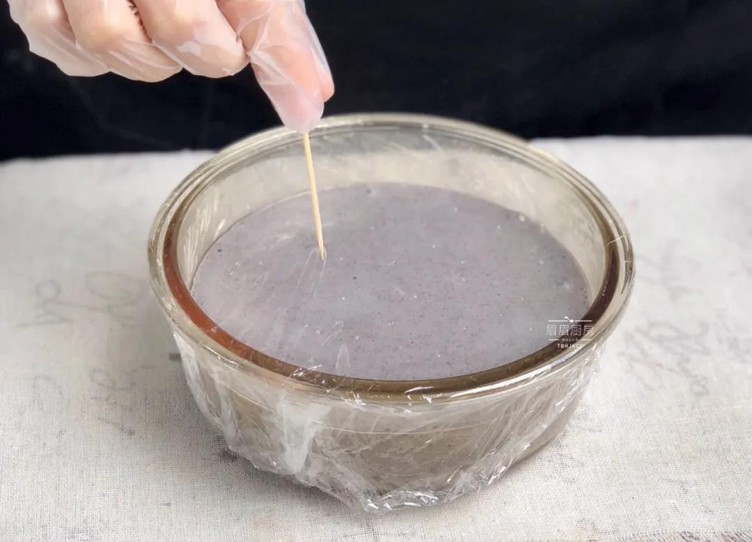 山药紫米蒸蛋糕