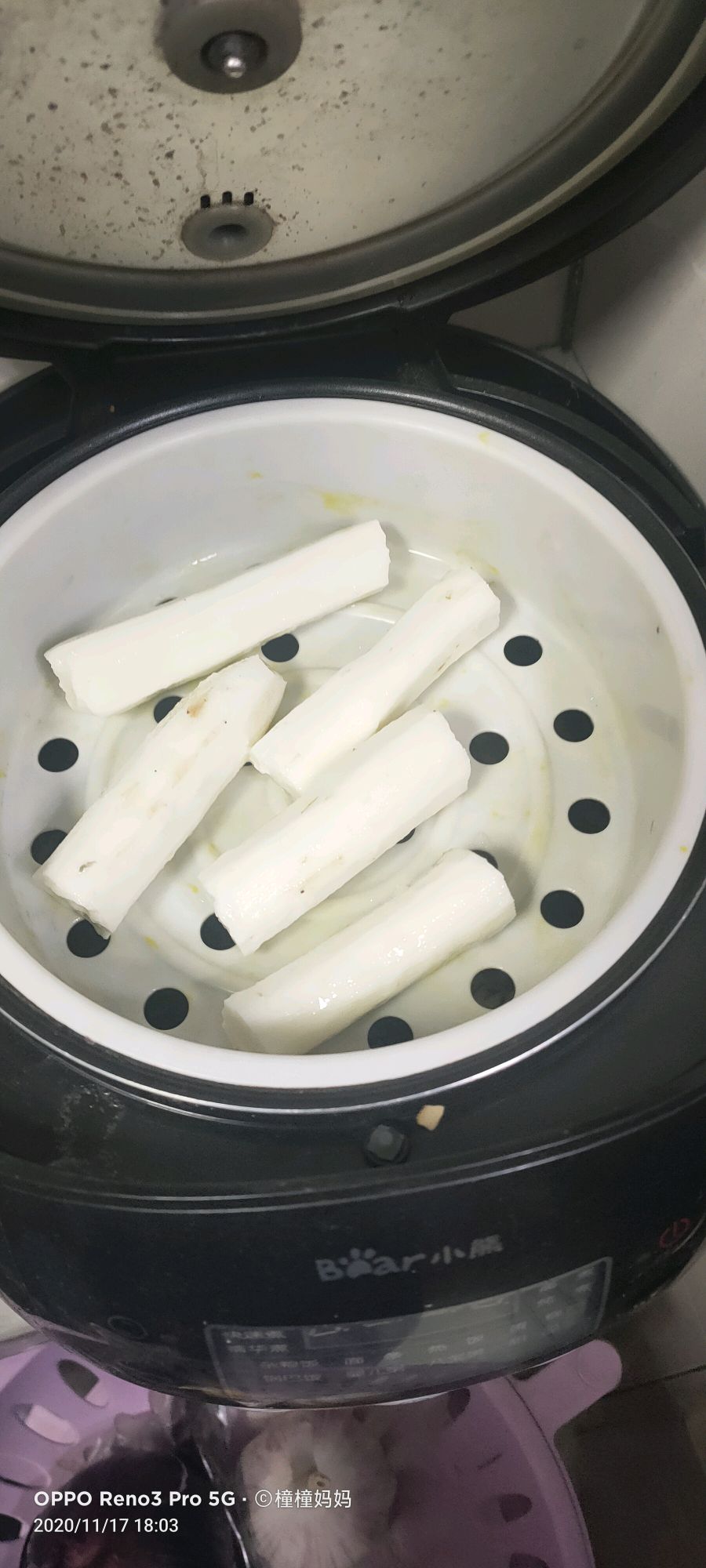 山药紫薯饼