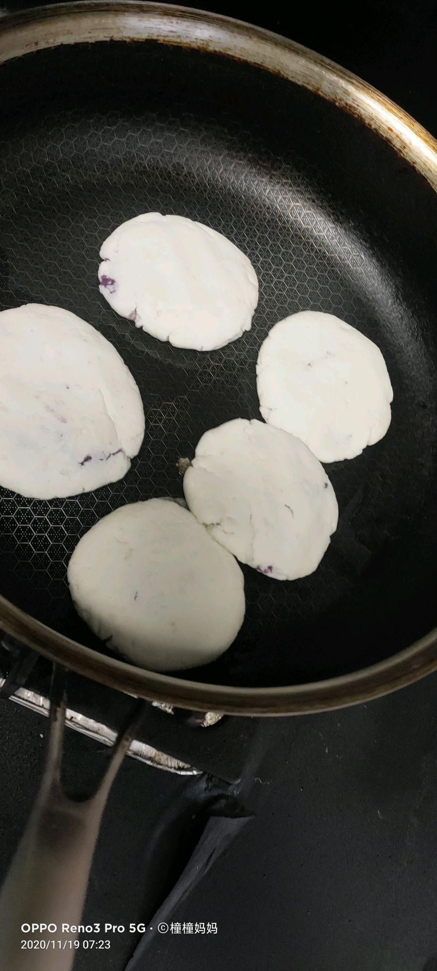 山药紫薯饼