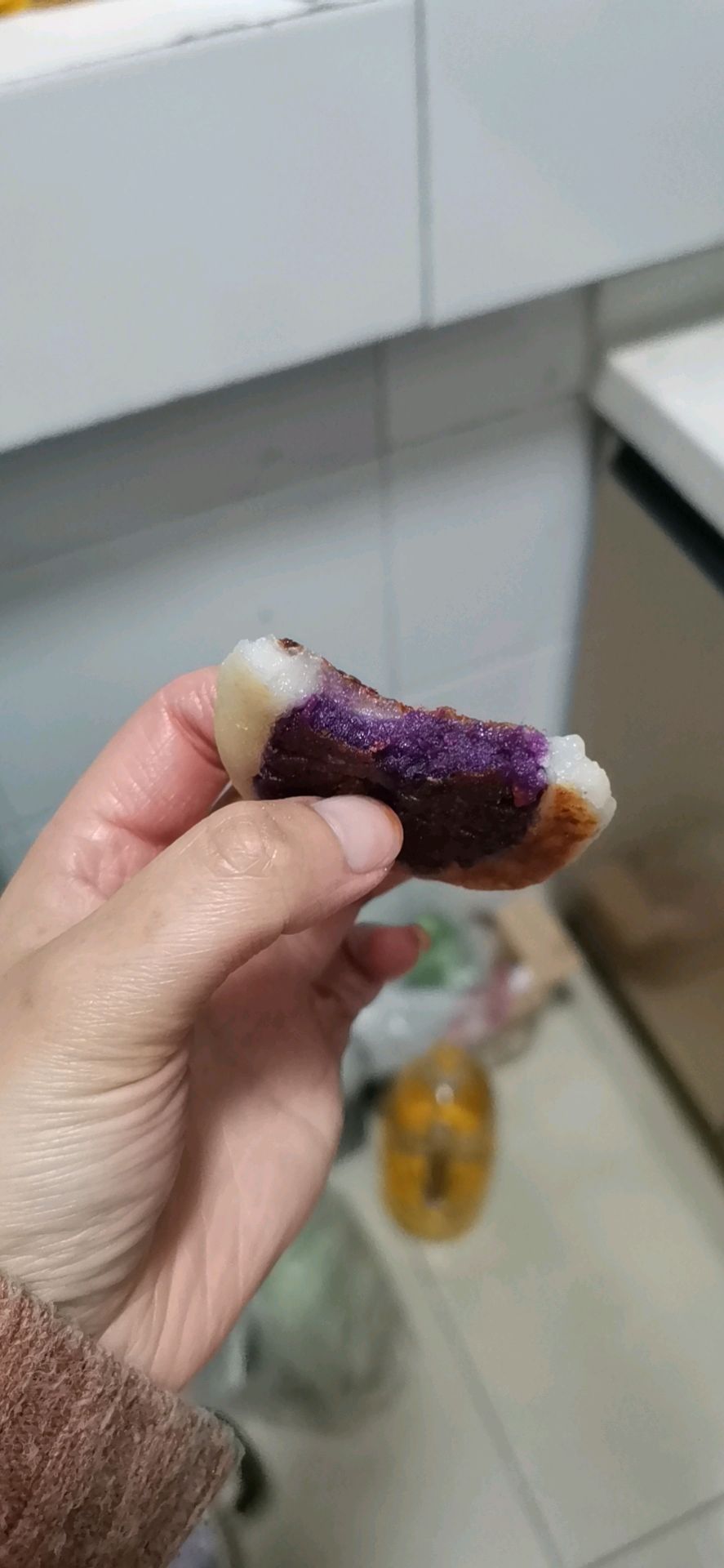 山药紫薯糯米饼