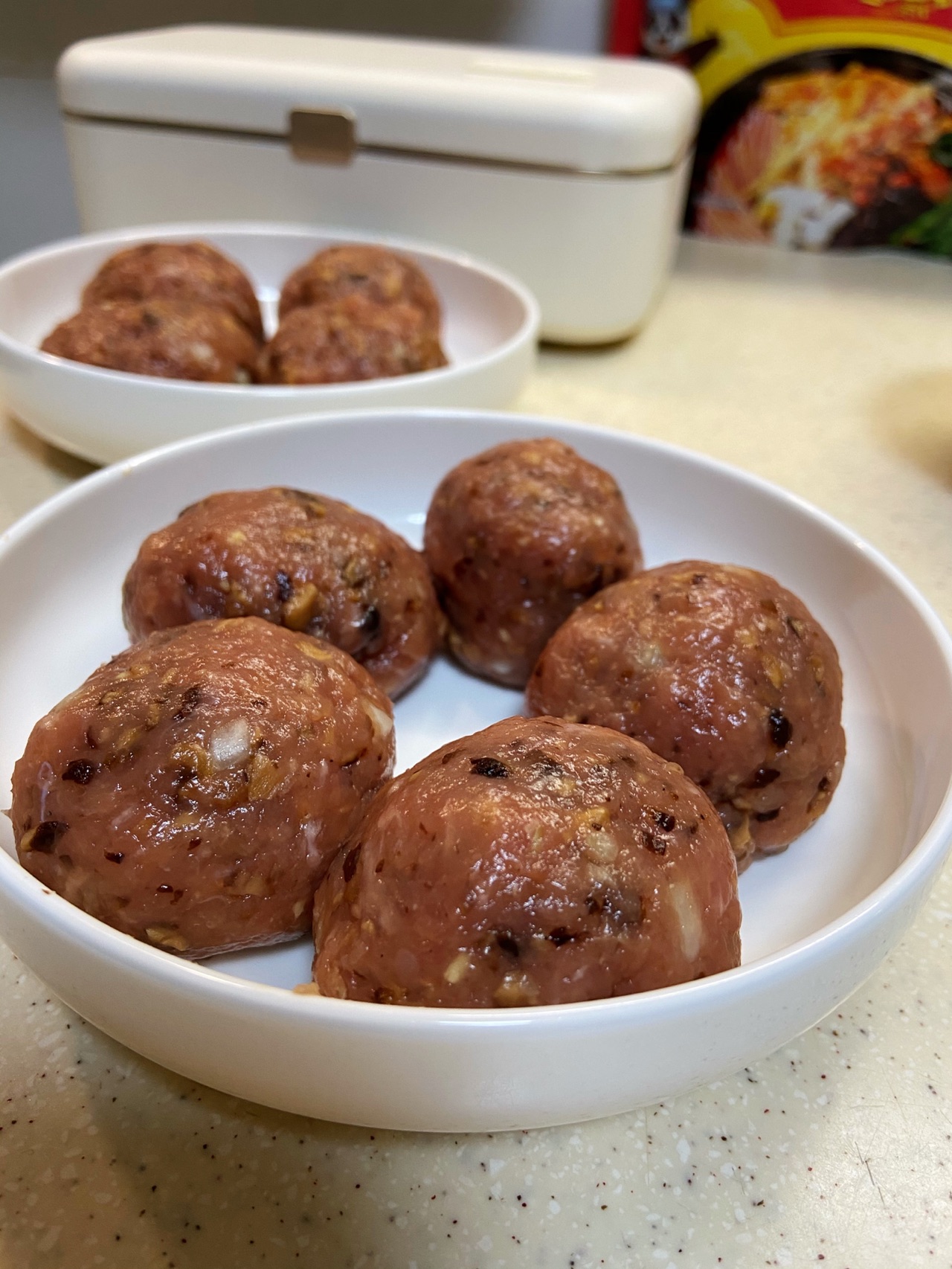 上班族专宠香菇肉圆子