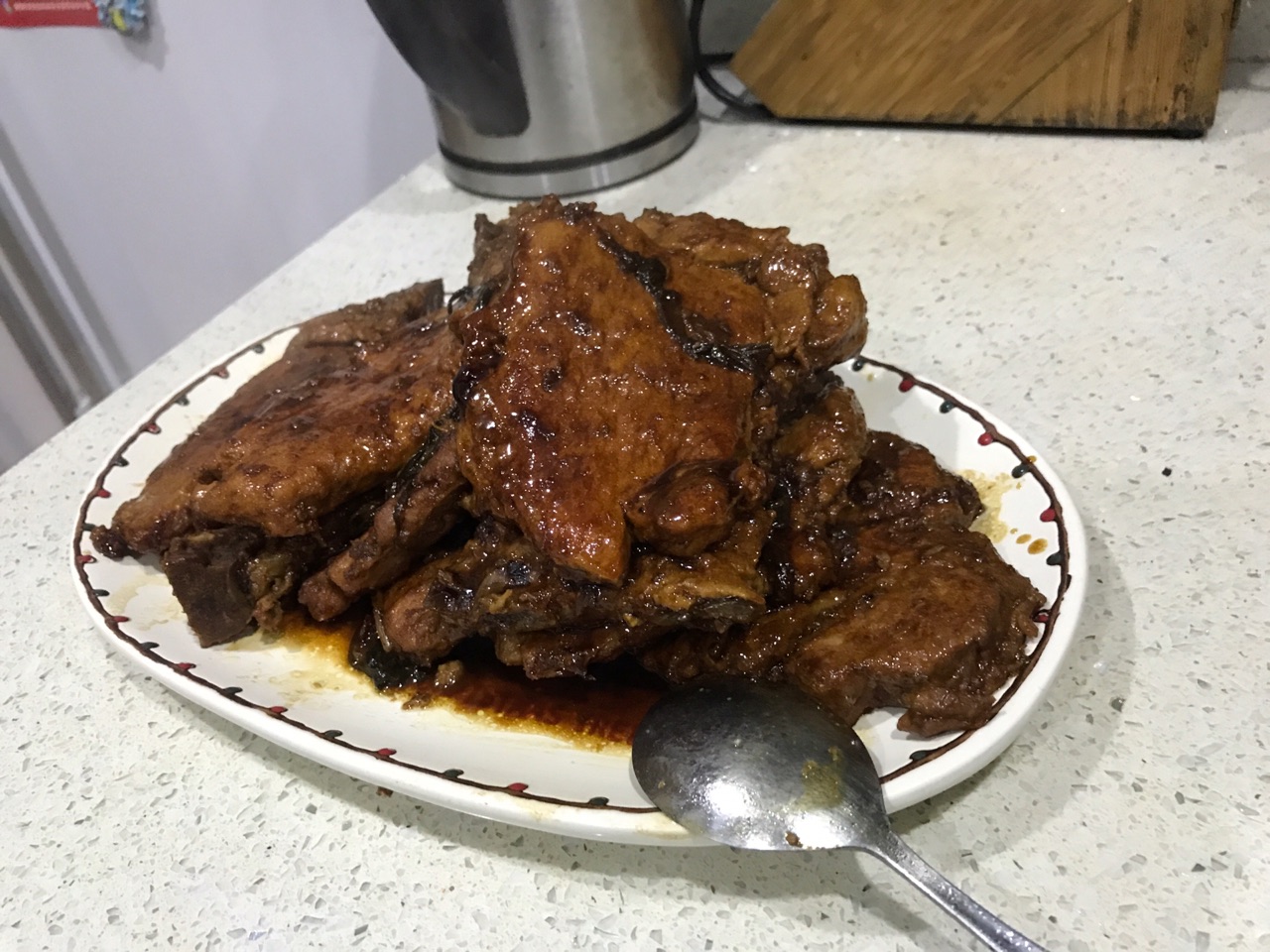 上海葱㸆大排