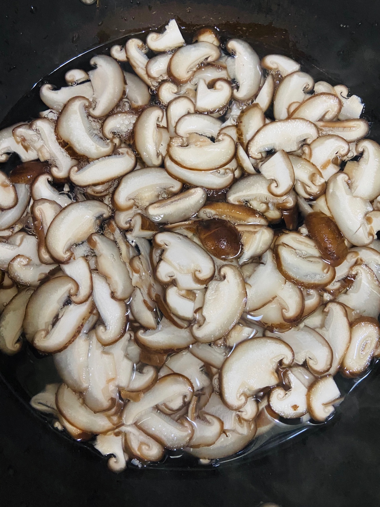 上海青炒香菇