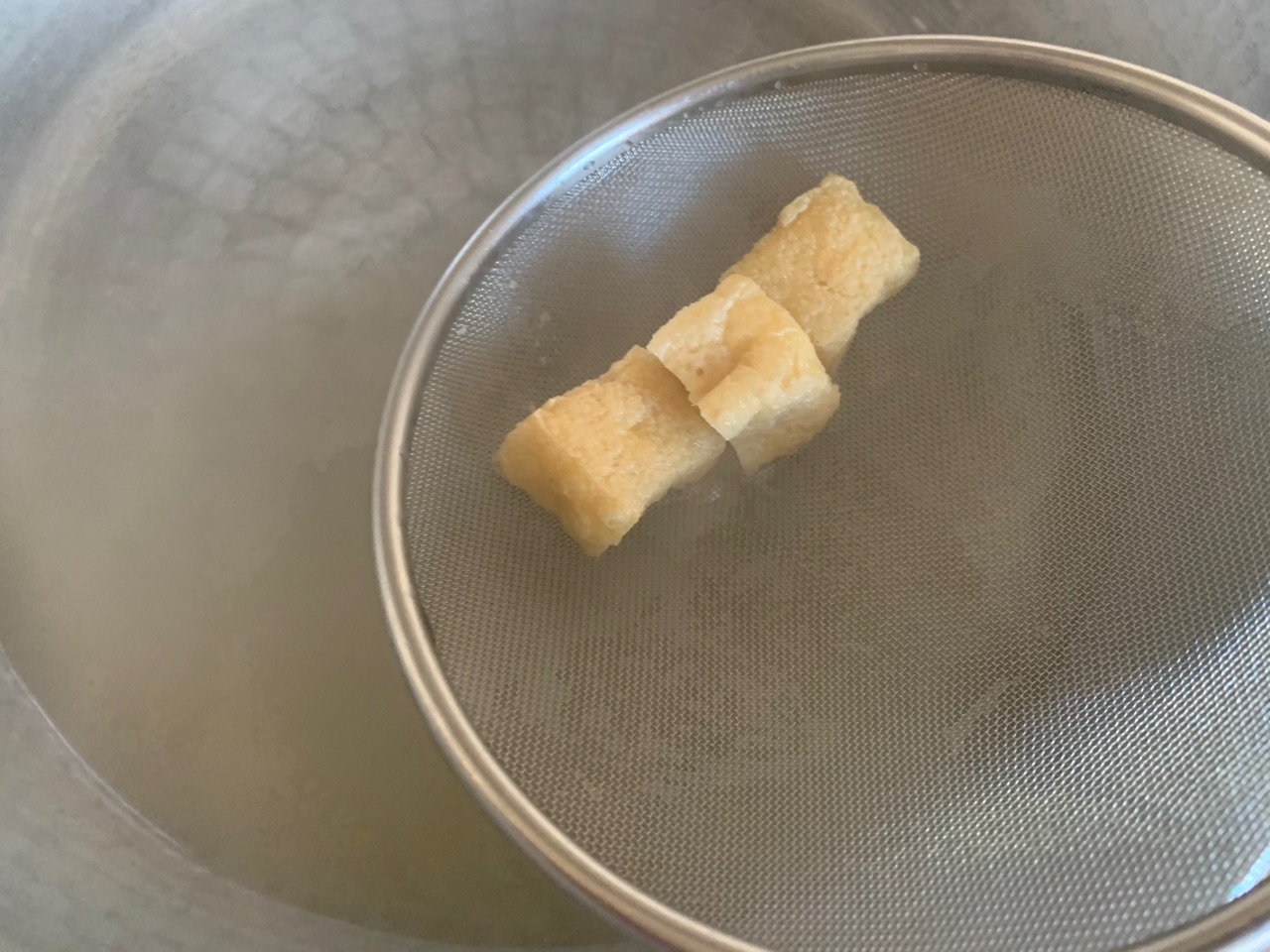 上海青炒油豆腐