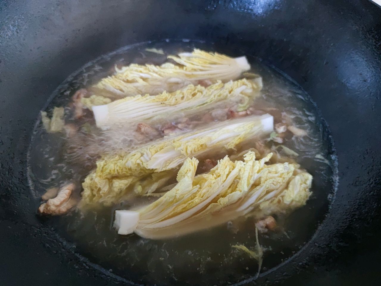 上汤鸡丝娃娃菜