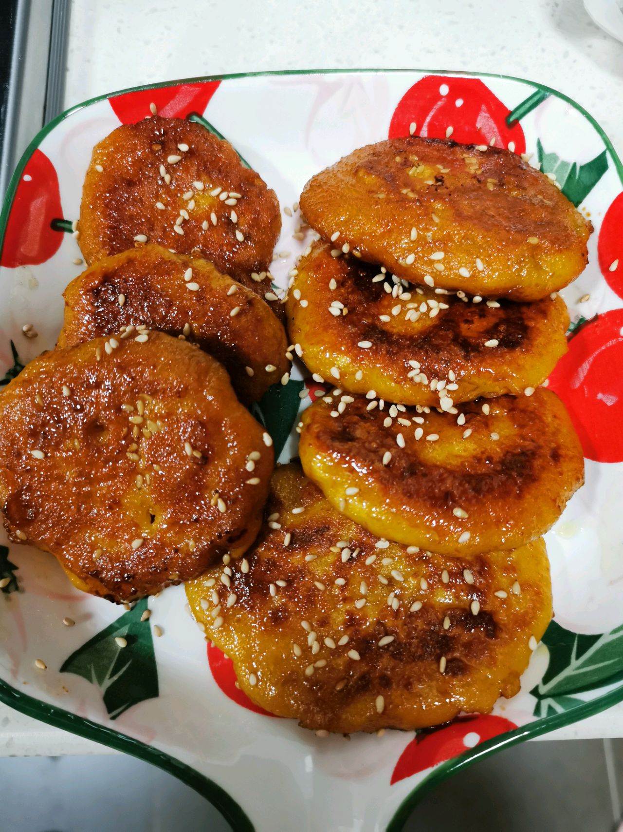 少油版糯叽叽的贝贝南瓜饼