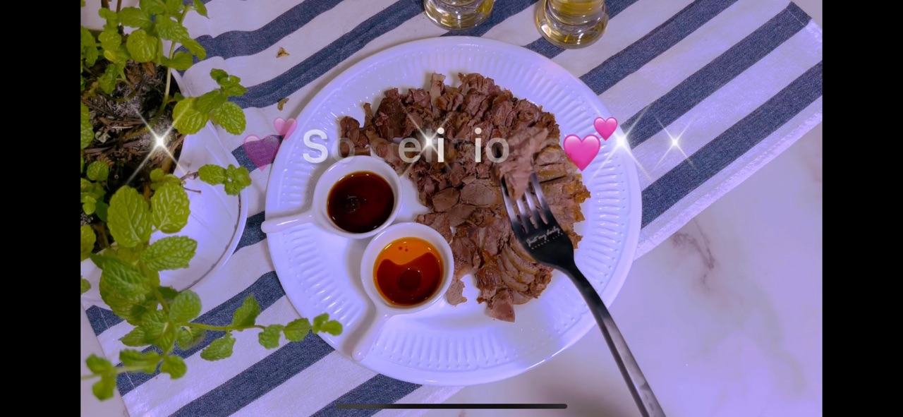 深夜嗨啤酒吃牛肉