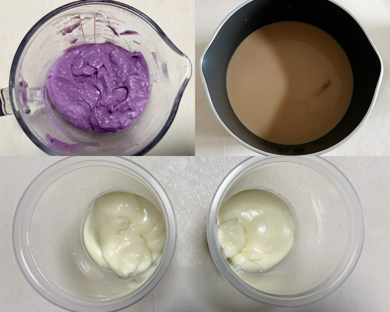 圣诞风~芋泥麻薯奶茶/草莓麻薯杯