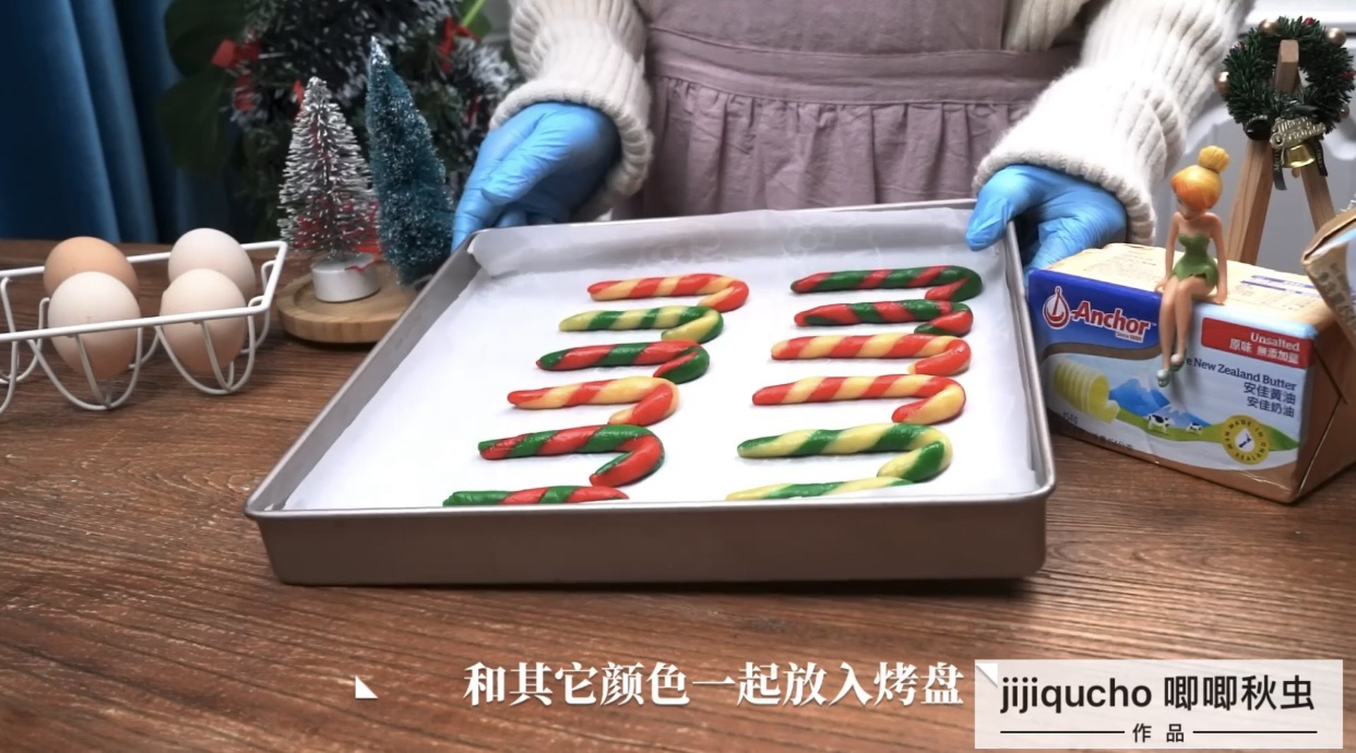 圣诞拐杖饼干