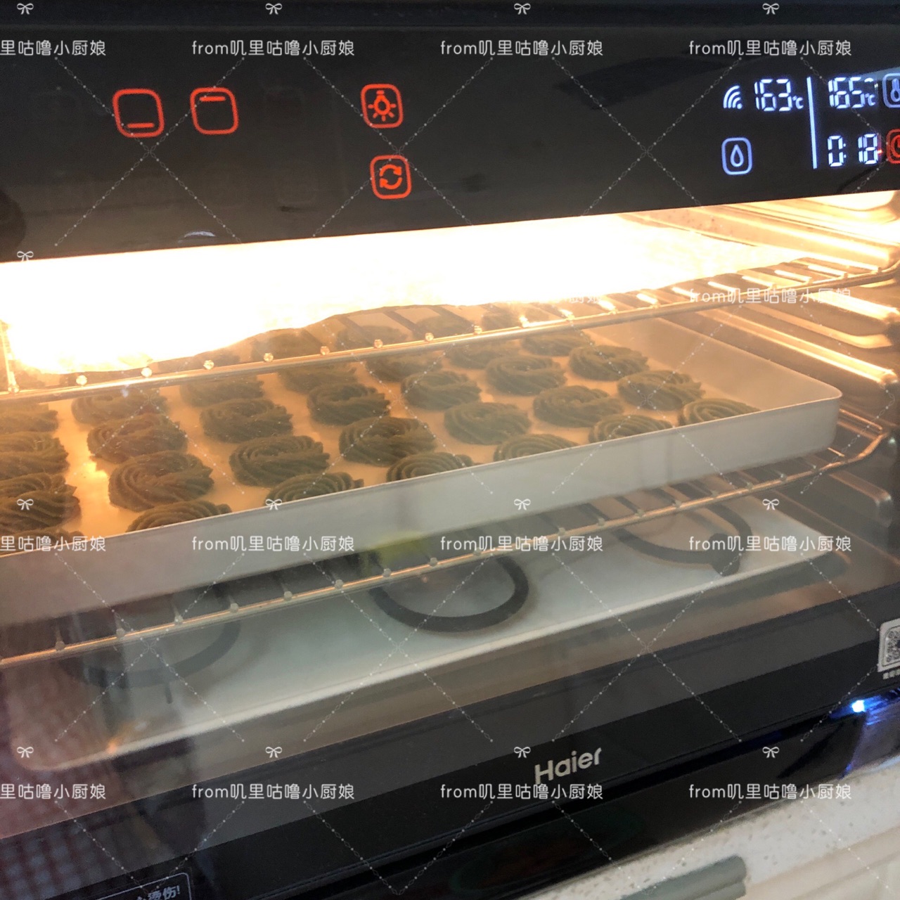 圣诞花环曲奇饼干
