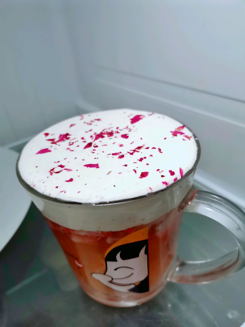 圣诞节蛋糕+玫瑰盐奶盖茶