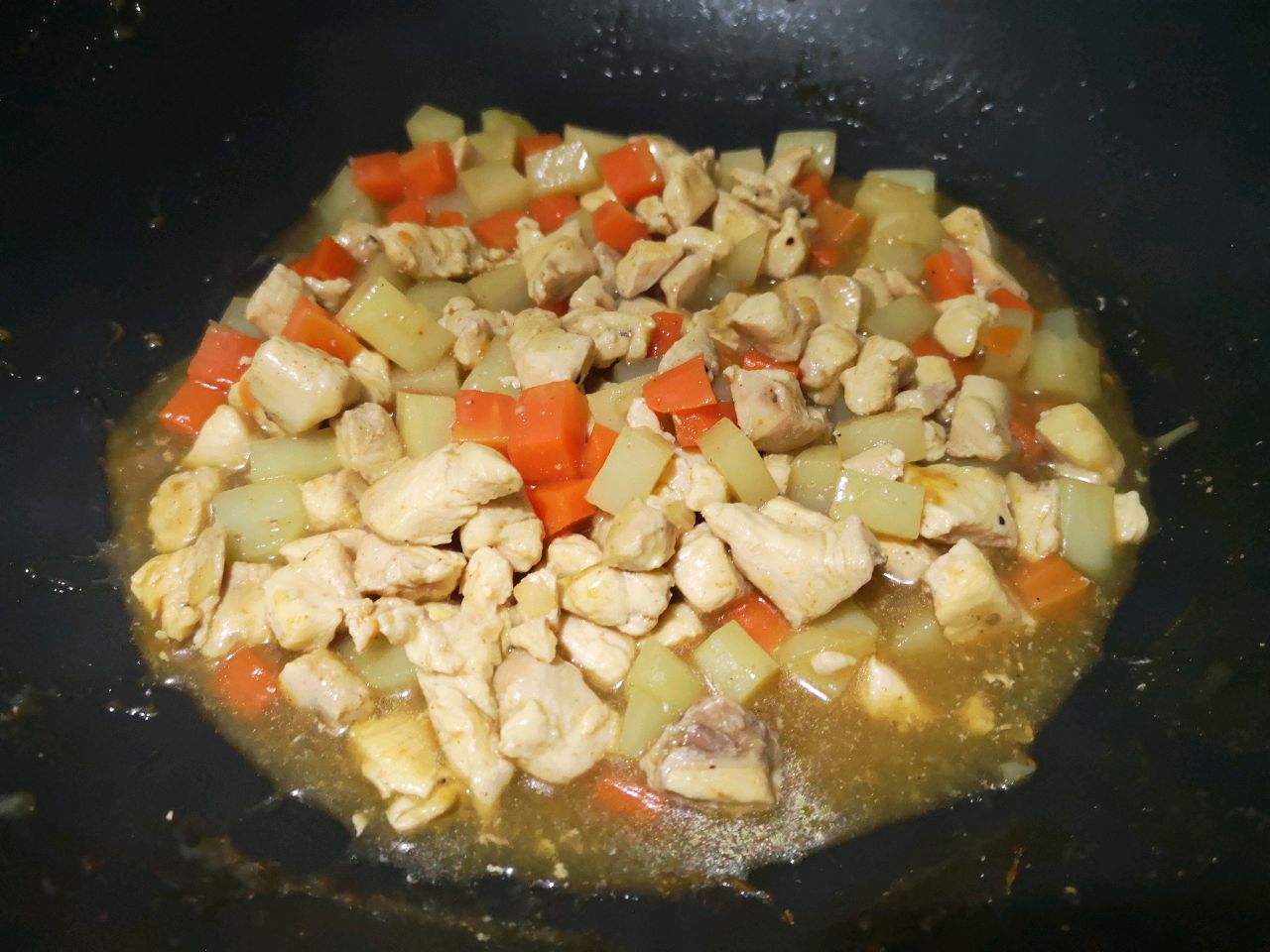 圣诞咖喱米饭