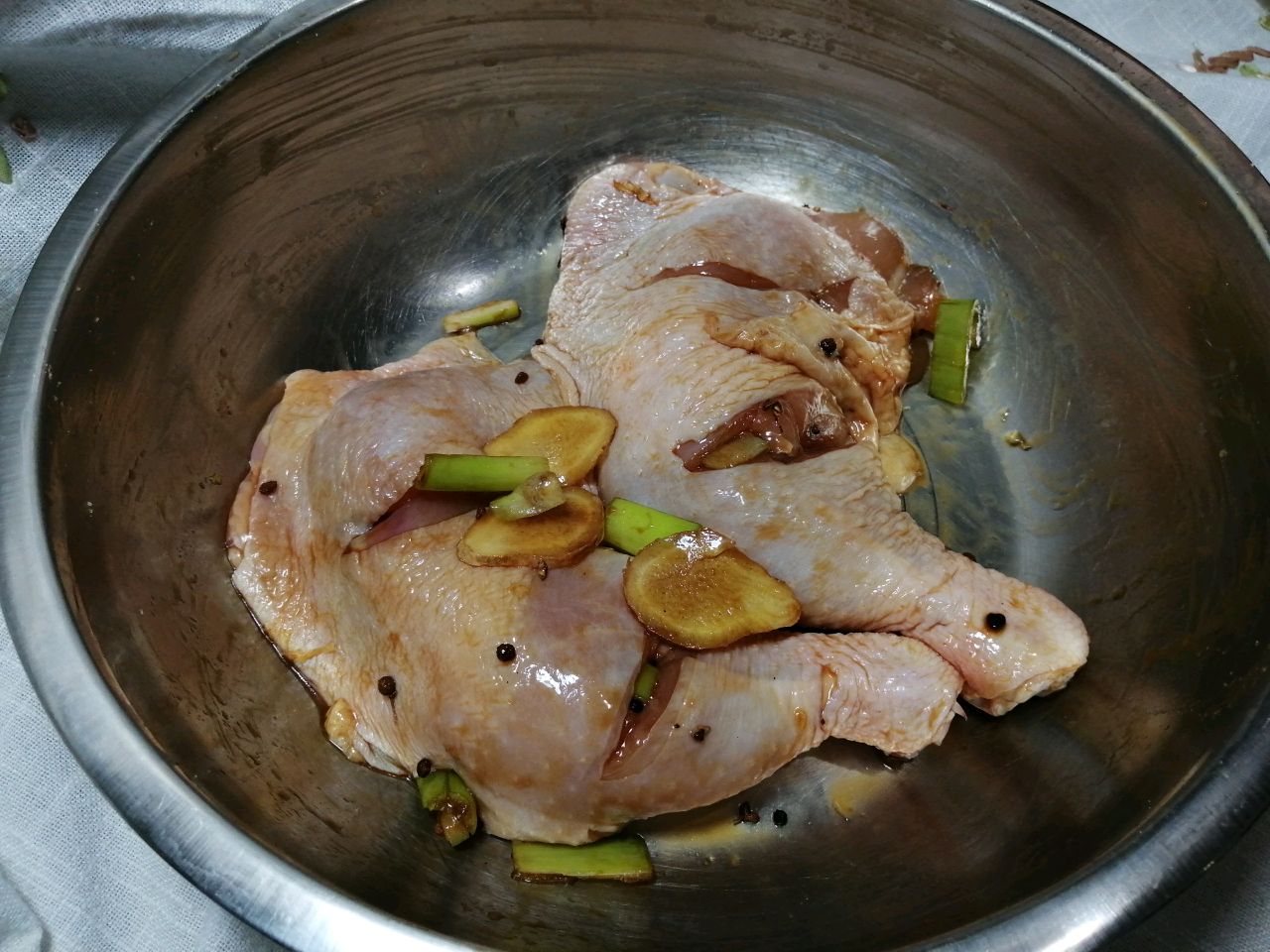 圣诞烤鸡腿