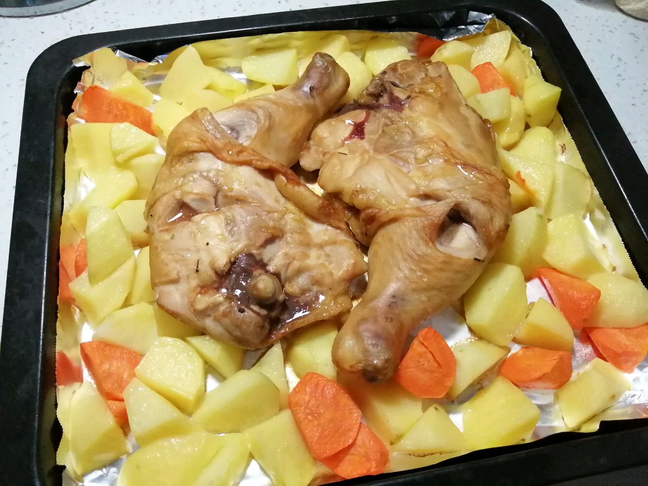 圣诞烤鸡腿
