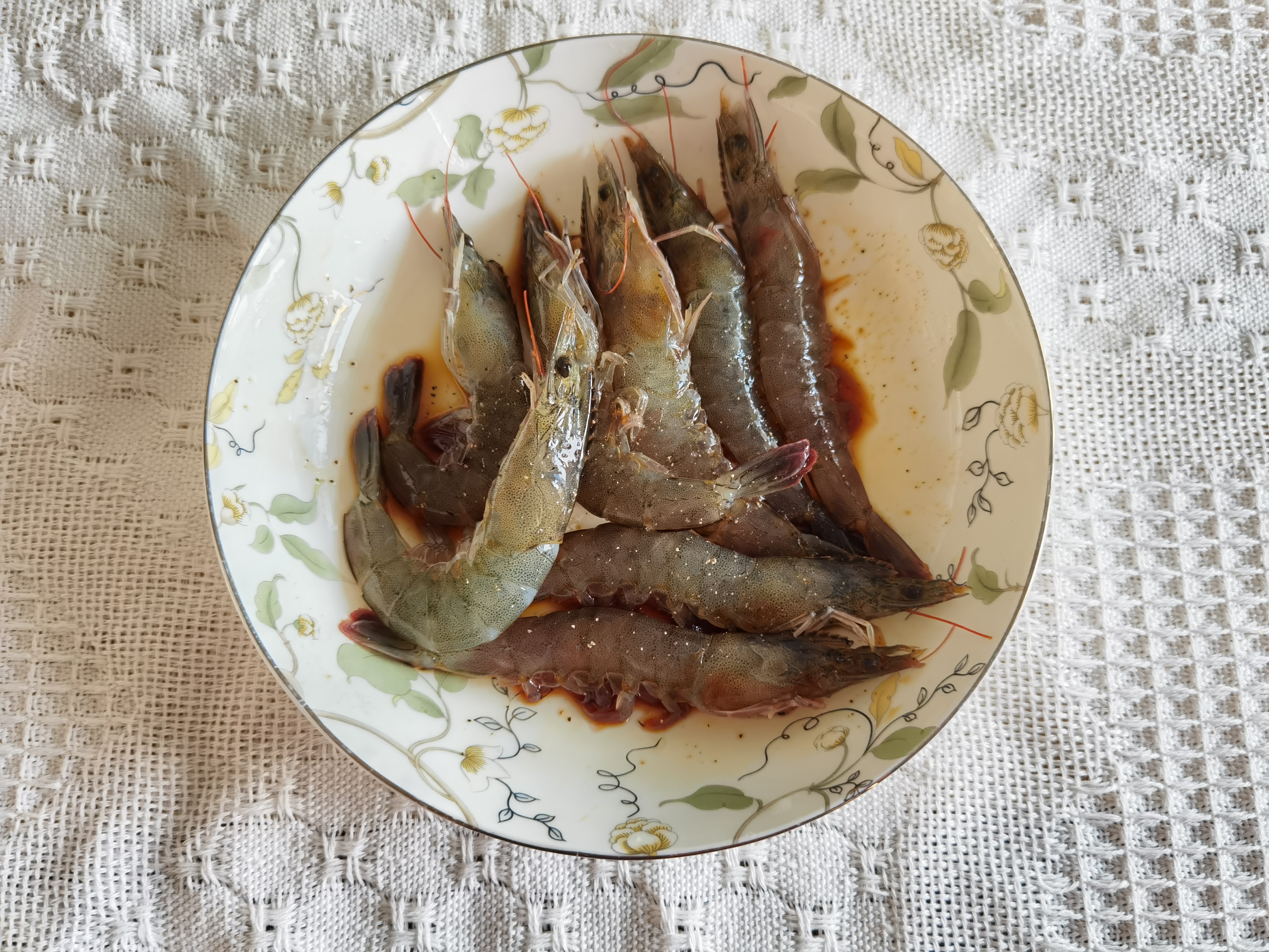 圣诞烤虾