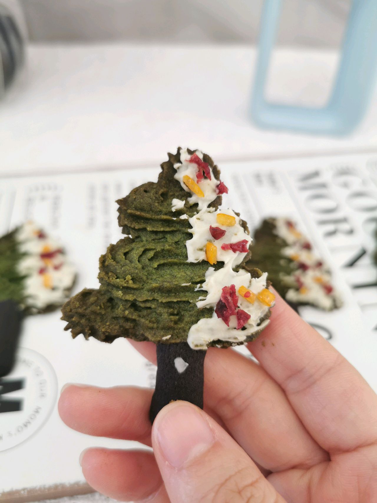 圣诞树饼干