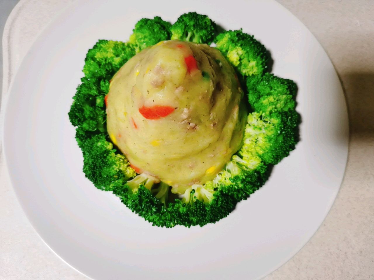 圣诞树土豆泥