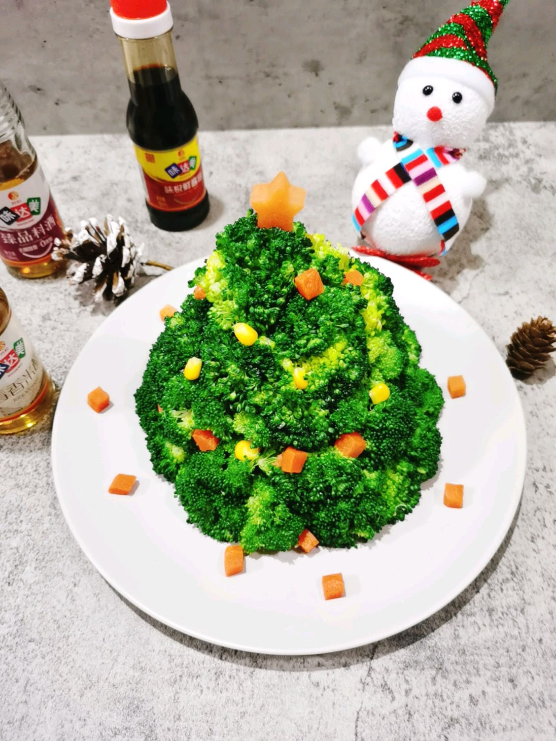 圣诞树土豆泥
