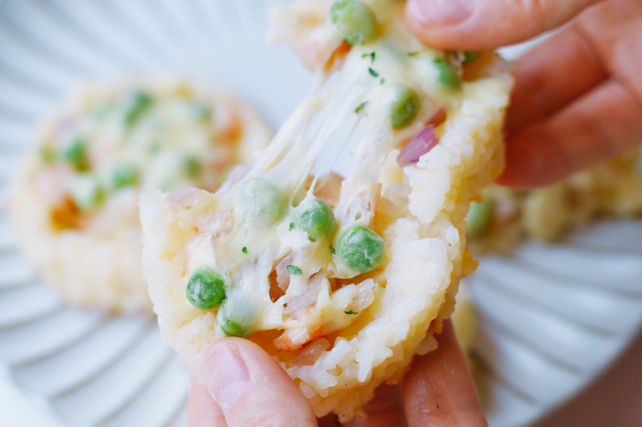 剩饭好去处【米饭披萨】平底锅就搞定