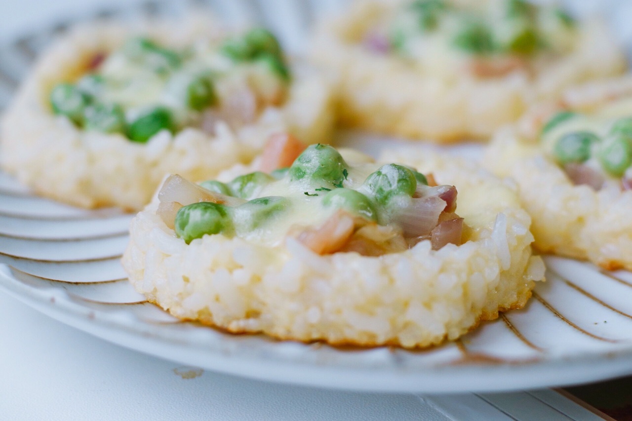 剩饭好去处【米饭披萨】平底锅就搞定