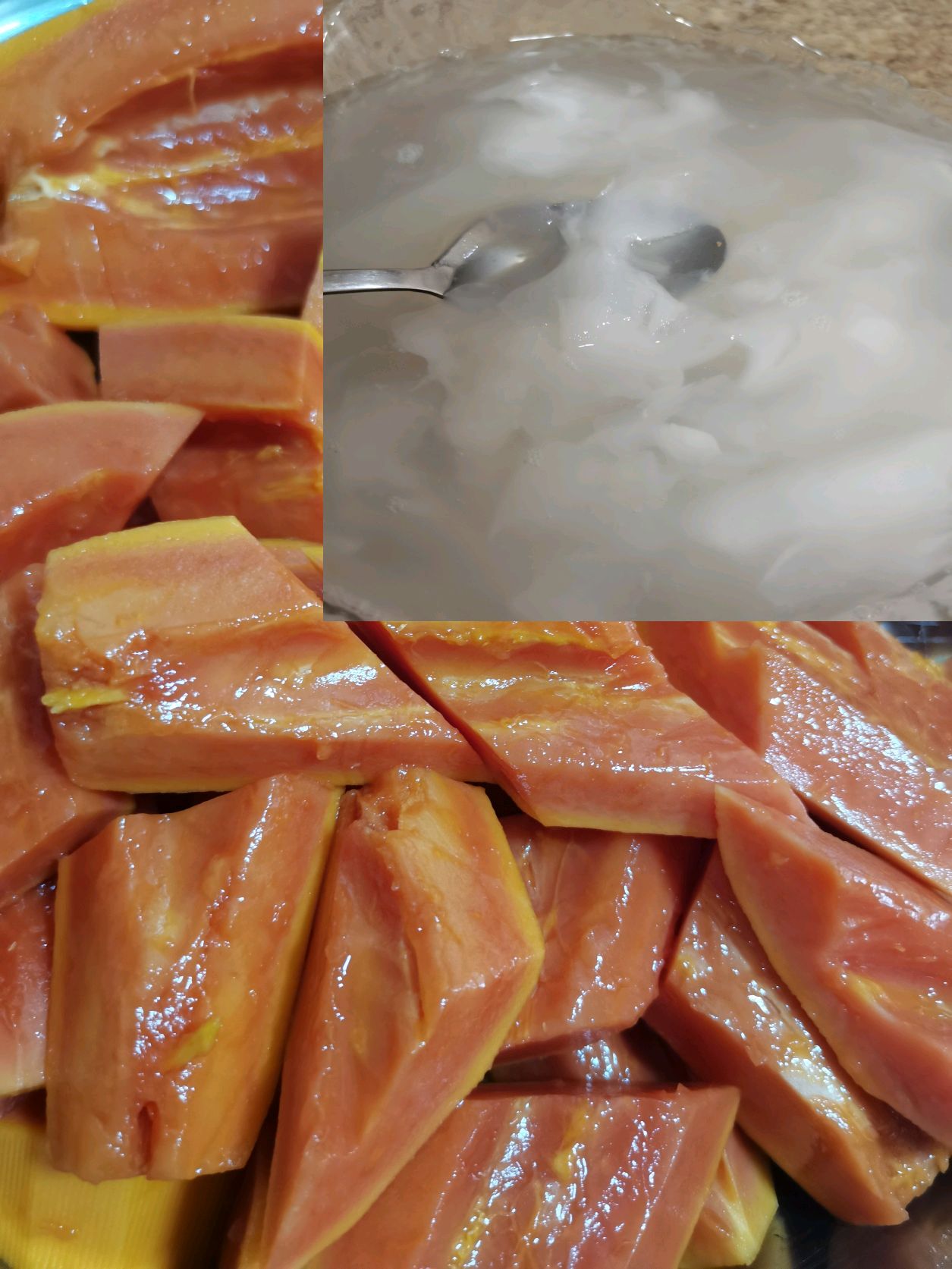 生活需要这点甜《椰青木瓜炖羊肉汤》