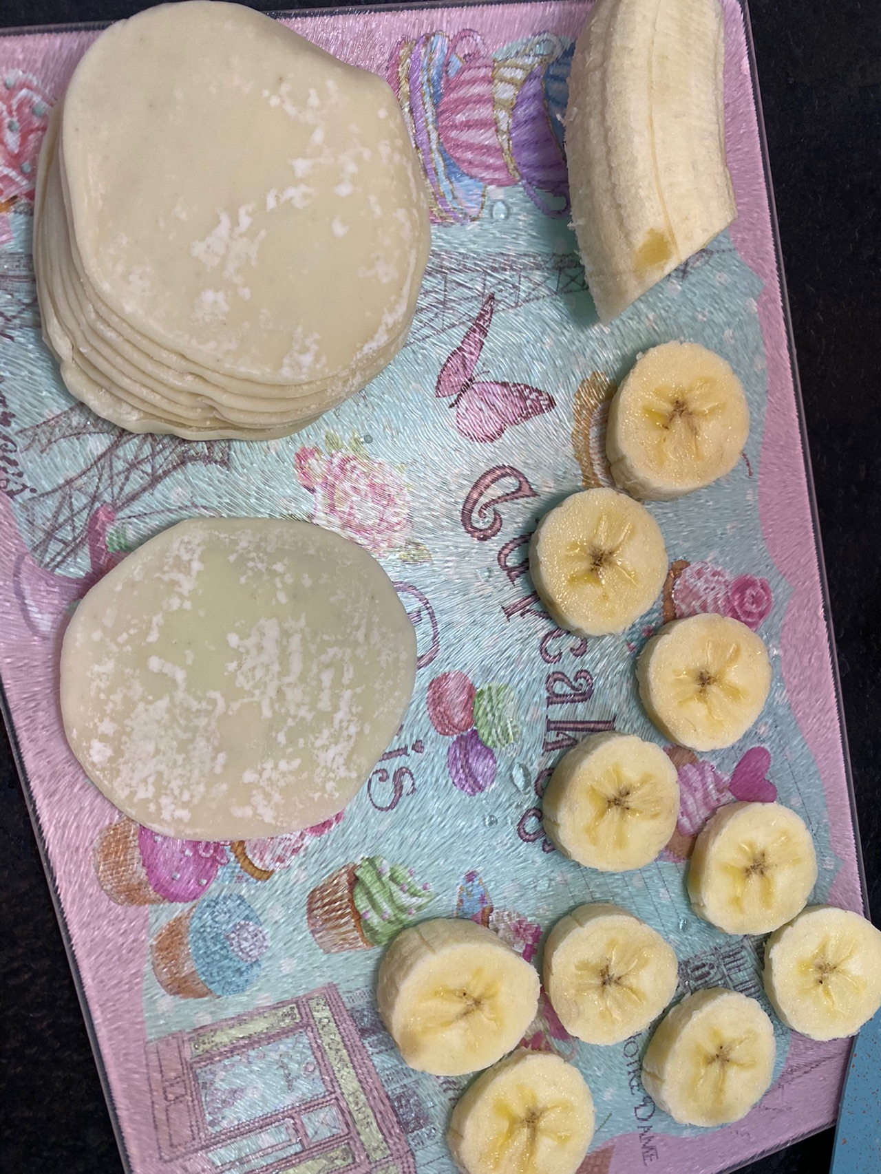 剩饺子皮香蕉派