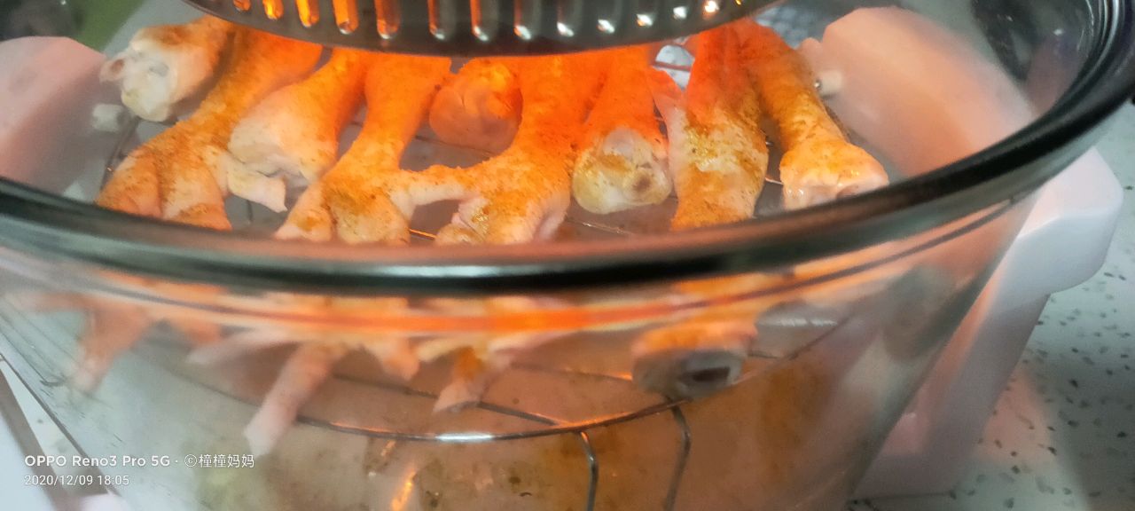 生烤鸡爪
