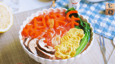 生日筷乐面