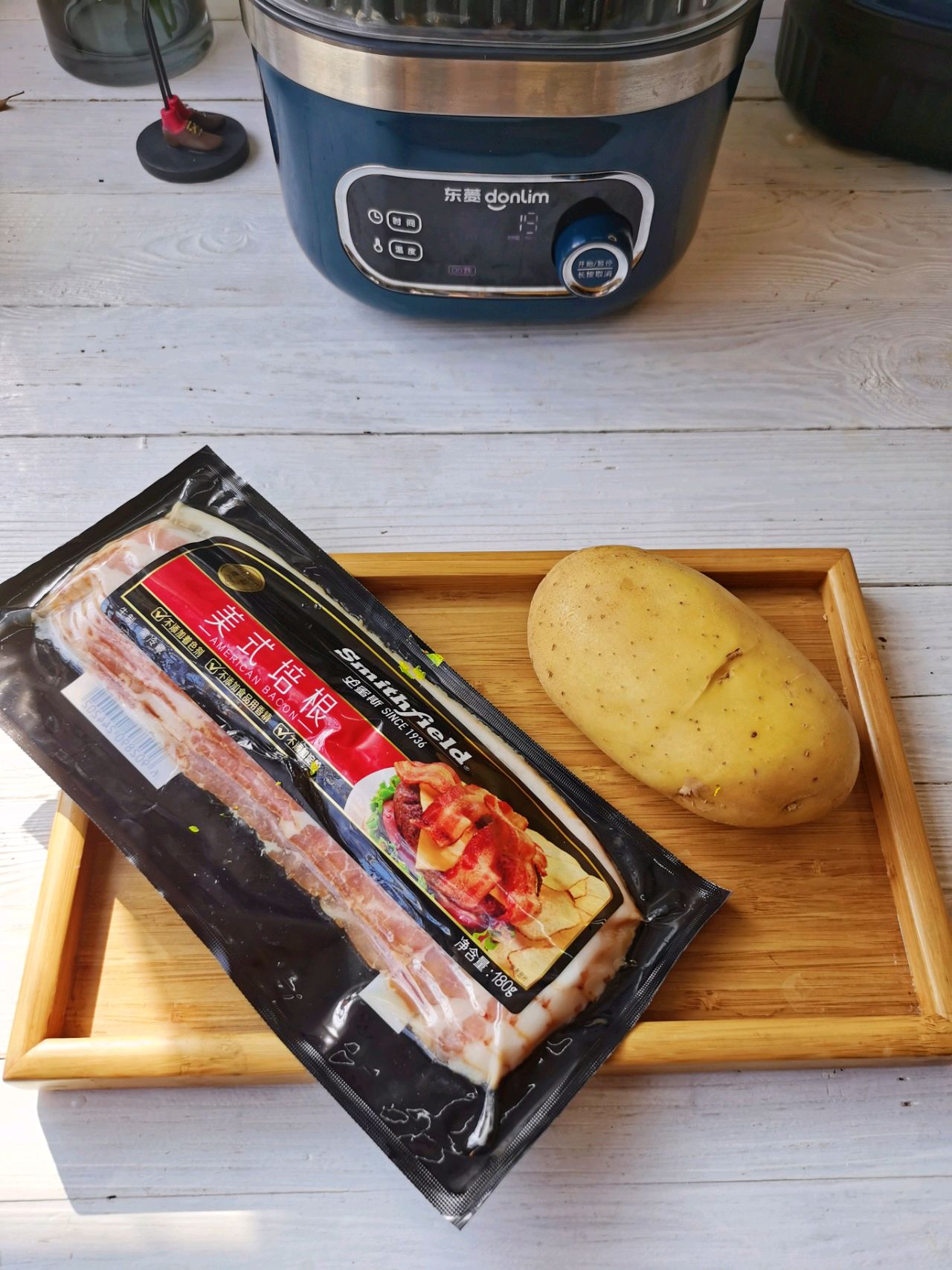 十分钟就能搞定的美食～培根土豆卷