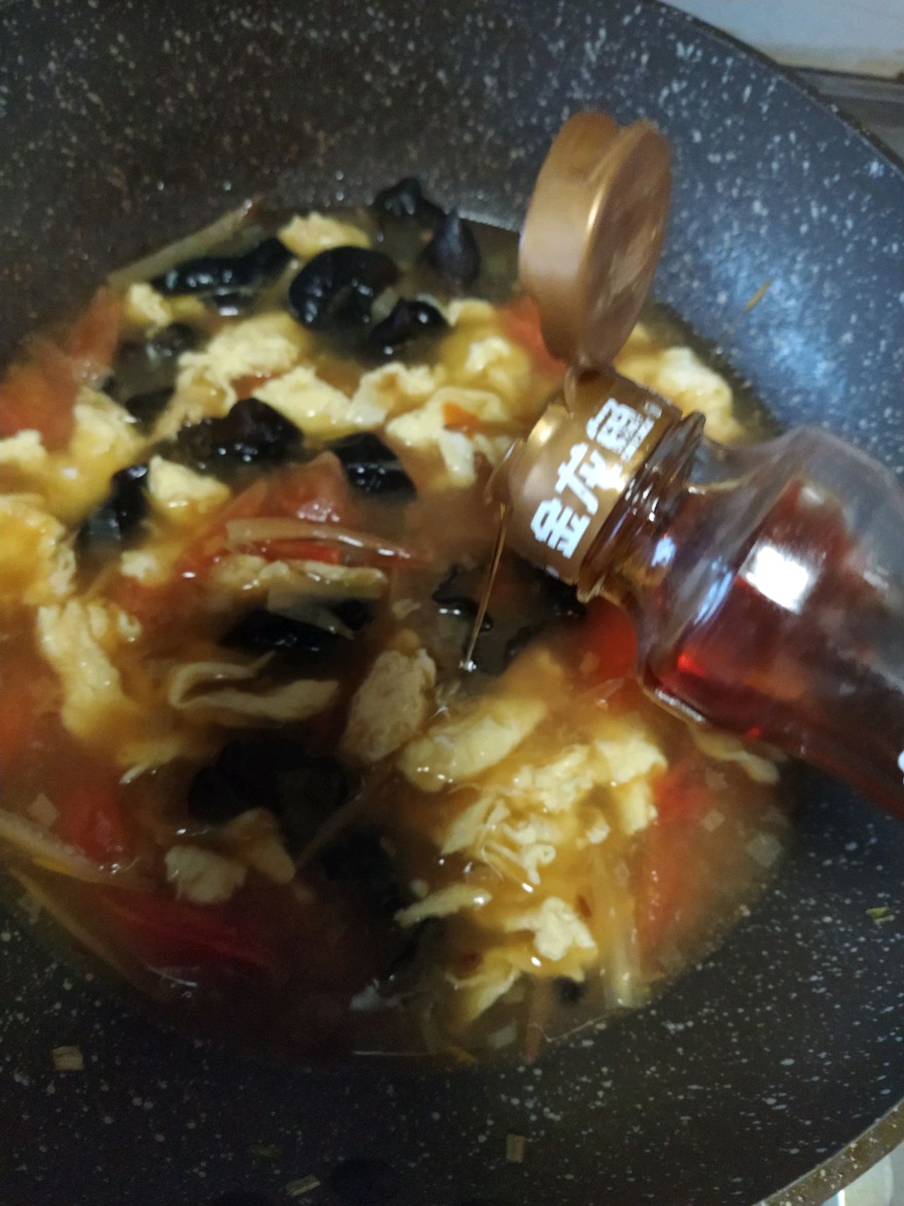 什锦打卤面好吃到转圈圈