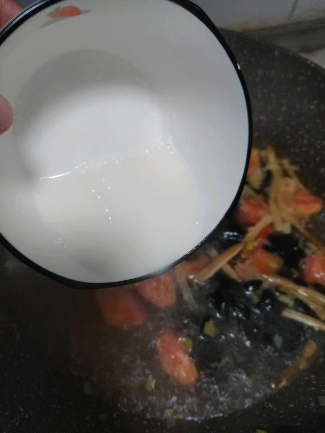 什锦打卤面好吃到转圈圈