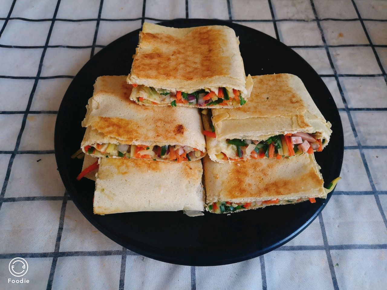 时蔬菜煎饼