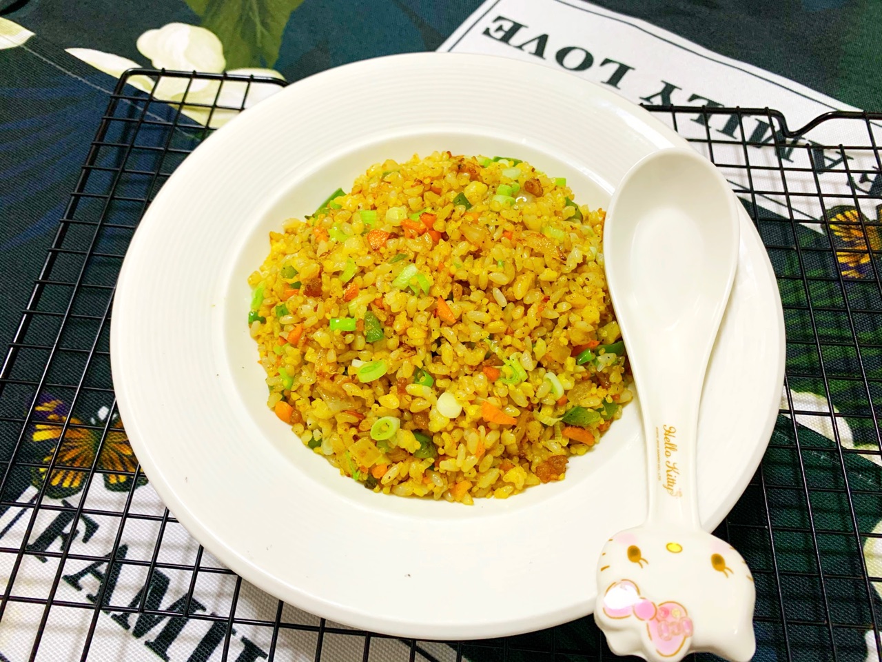 时蔬炒饭(快手菜)