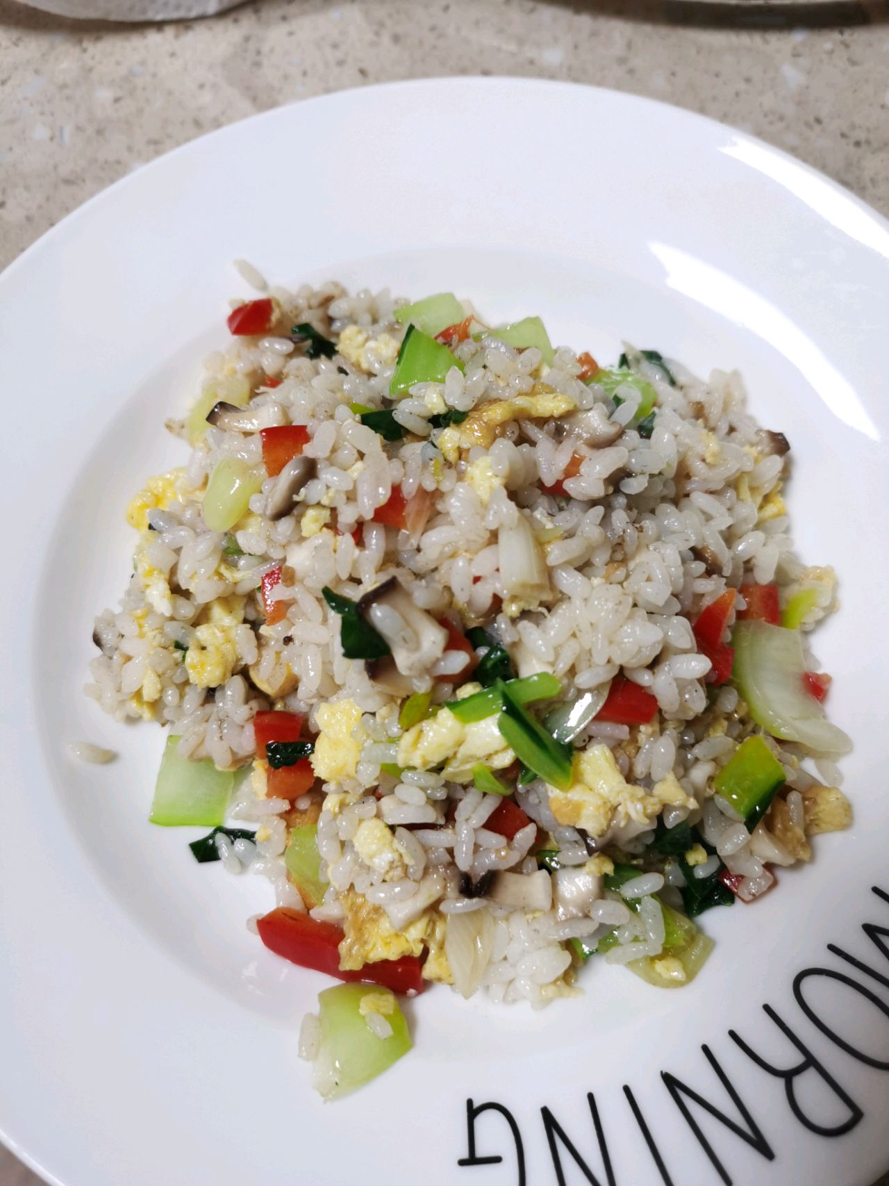 时蔬蛋炒饭
