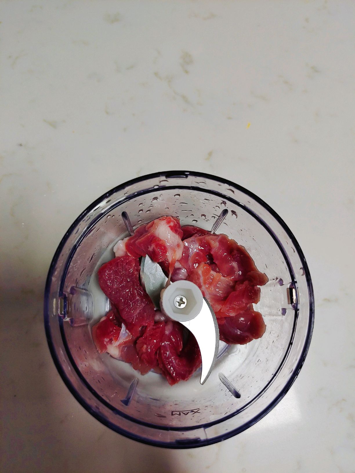 时蔬蒸肉丸