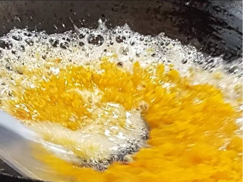 食欲爆棚的金沙杏鲍菇