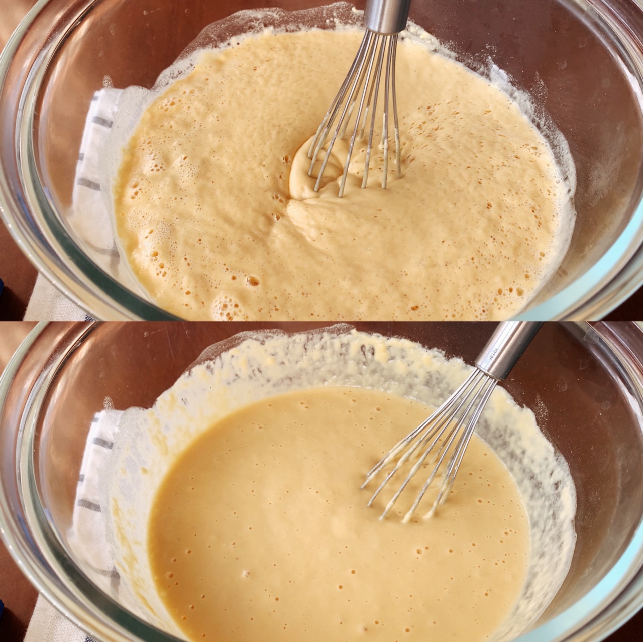 手不沾面做松软的玉米面小饼