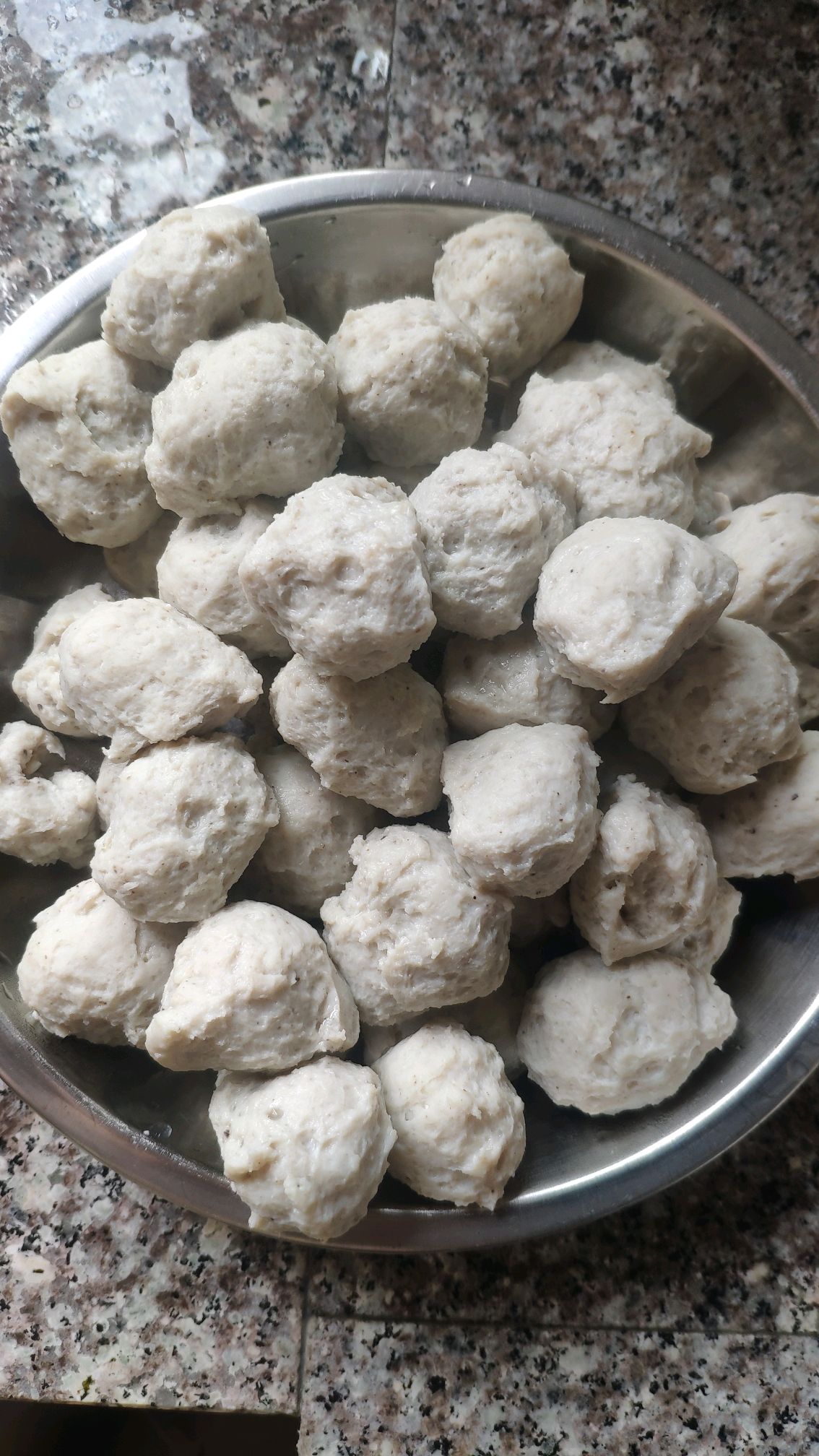 手打马鲛鱼丸