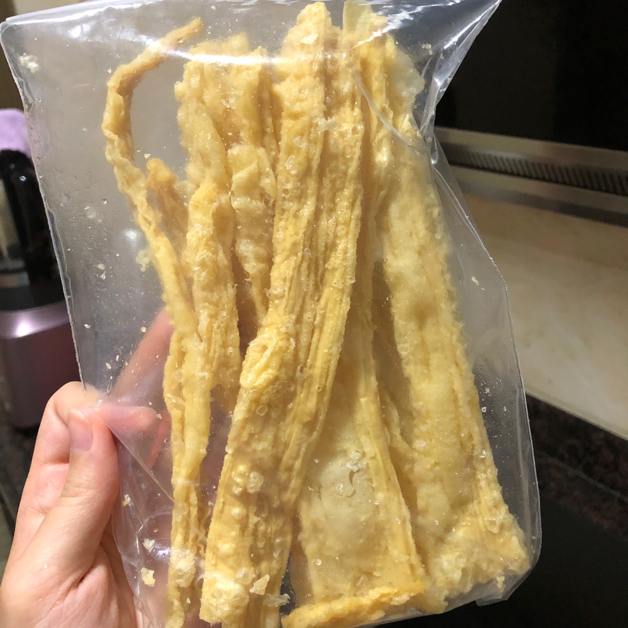 瘦肉炒腐竹肉饼