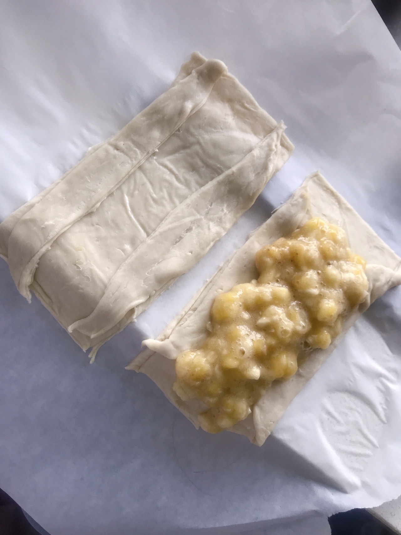 手抓饼版香蕉派
