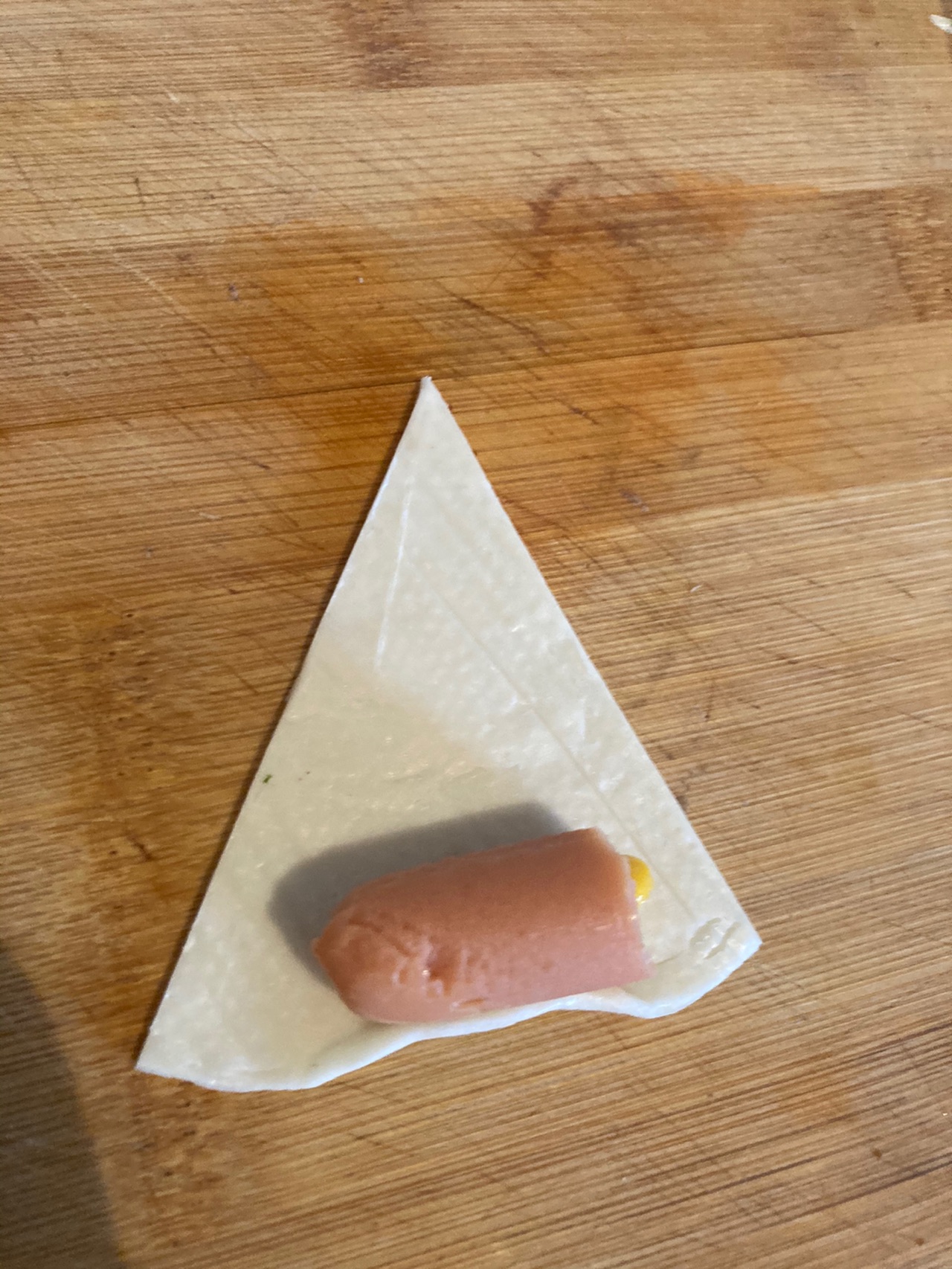 手抓饼版香蕉派，火腿版