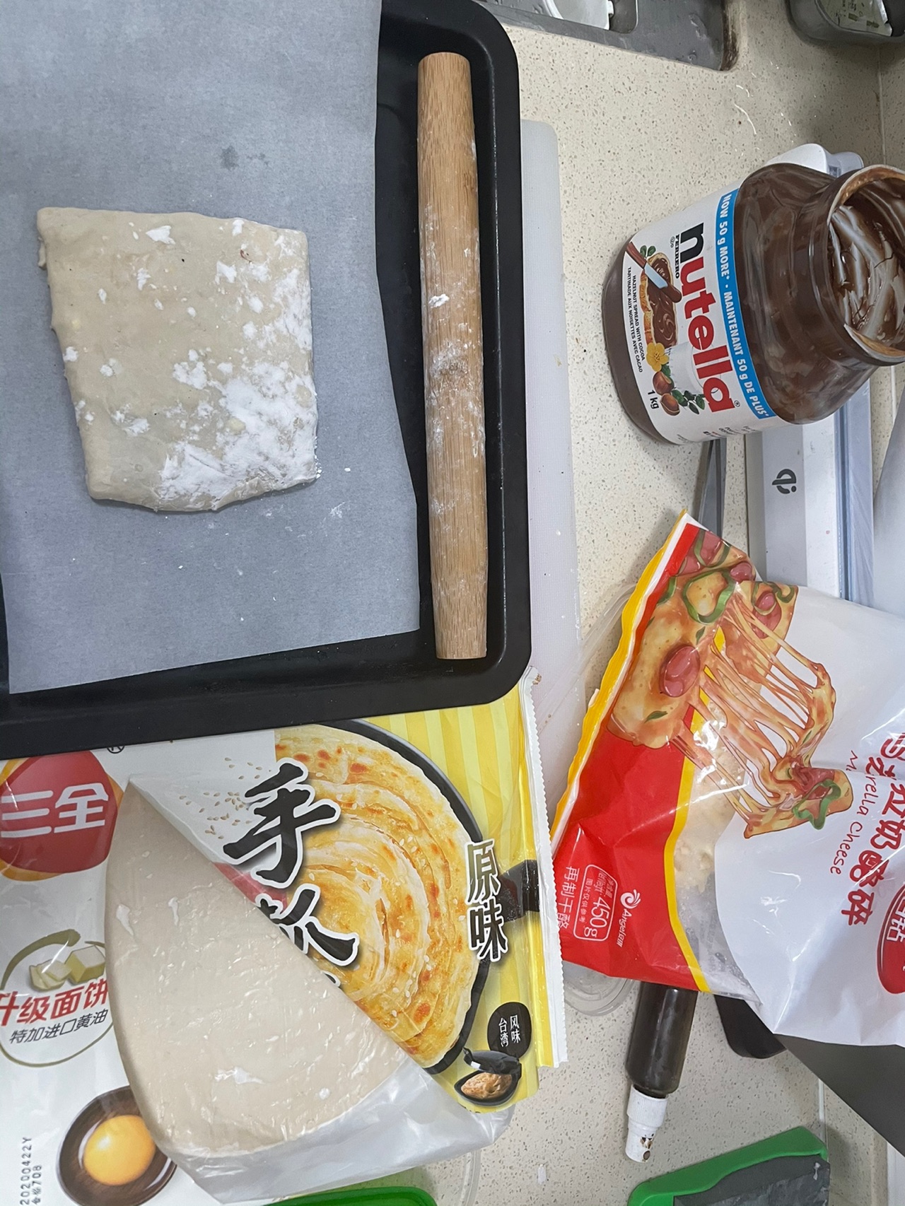 手抓饼版芝士饼