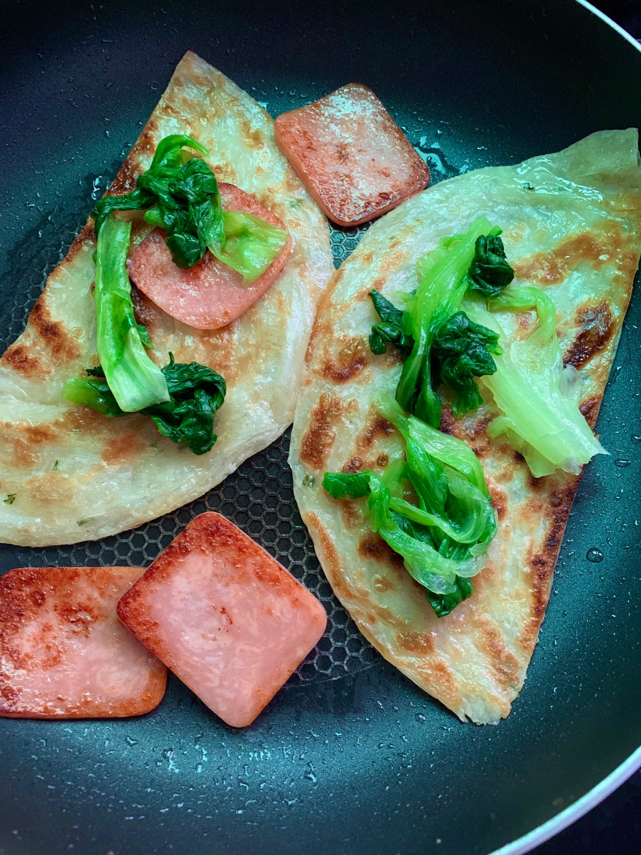 手抓饼卷