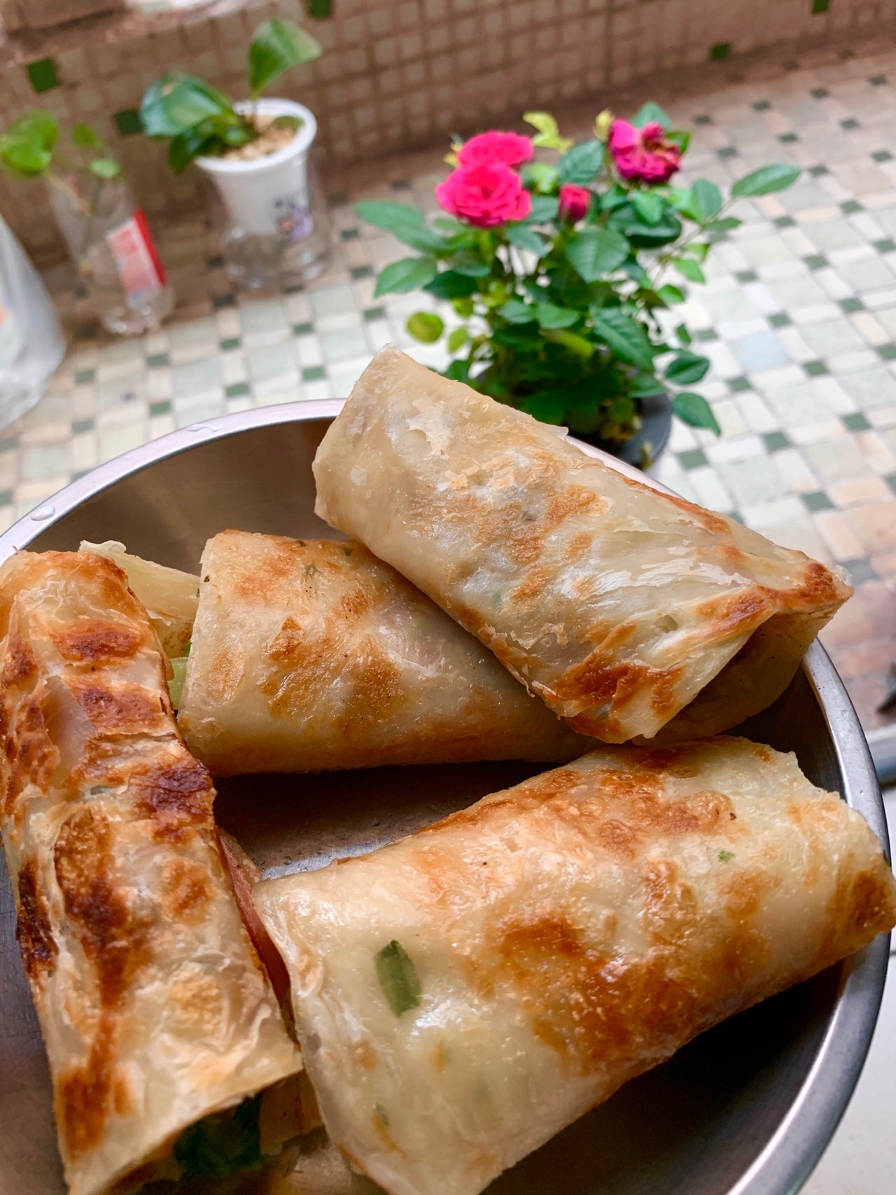手抓饼卷