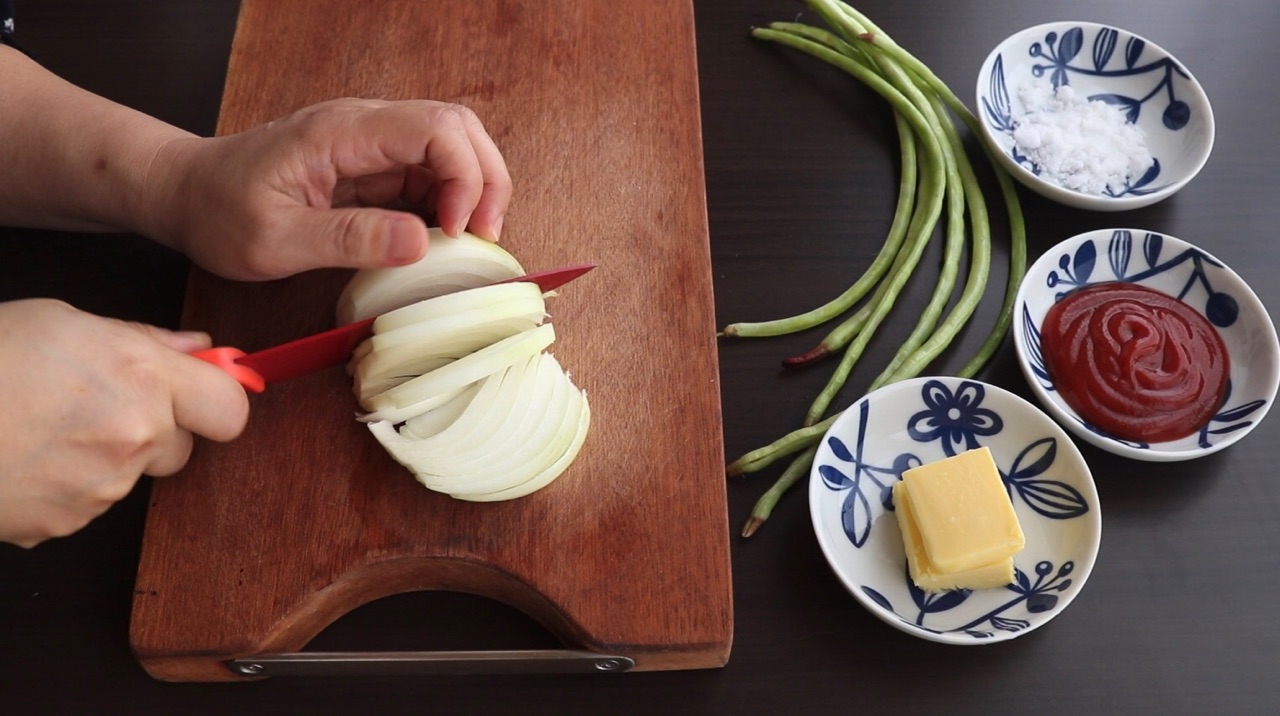 蔬菜炒鲑鱼