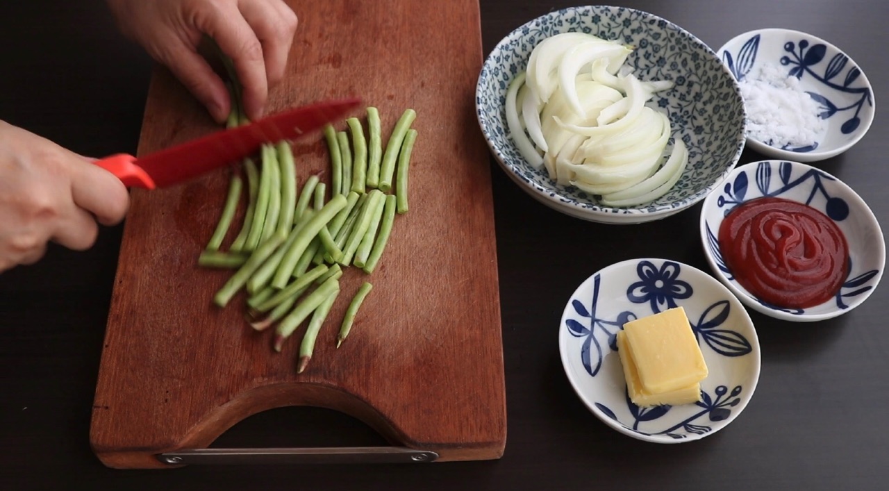 蔬菜炒鲑鱼