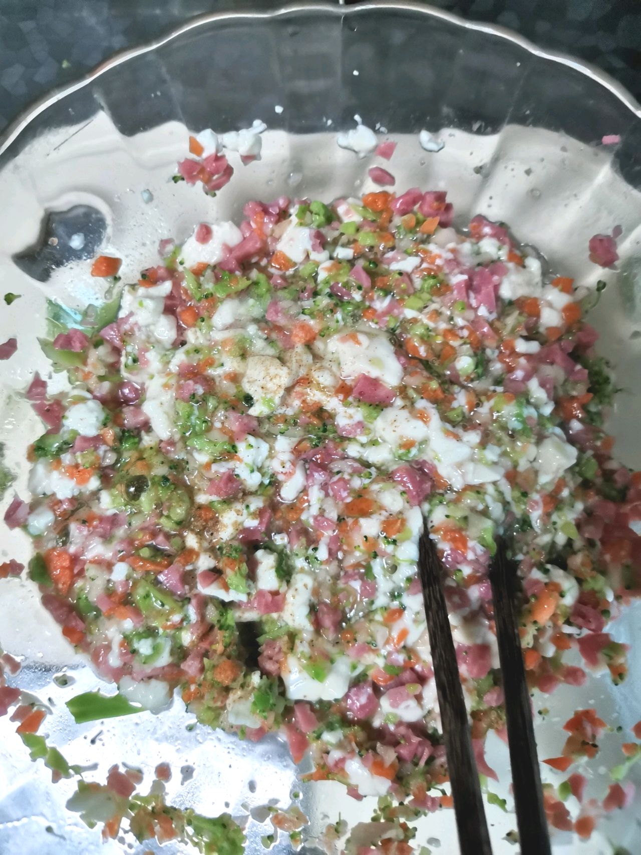 蔬菜豆腐太阳蛋