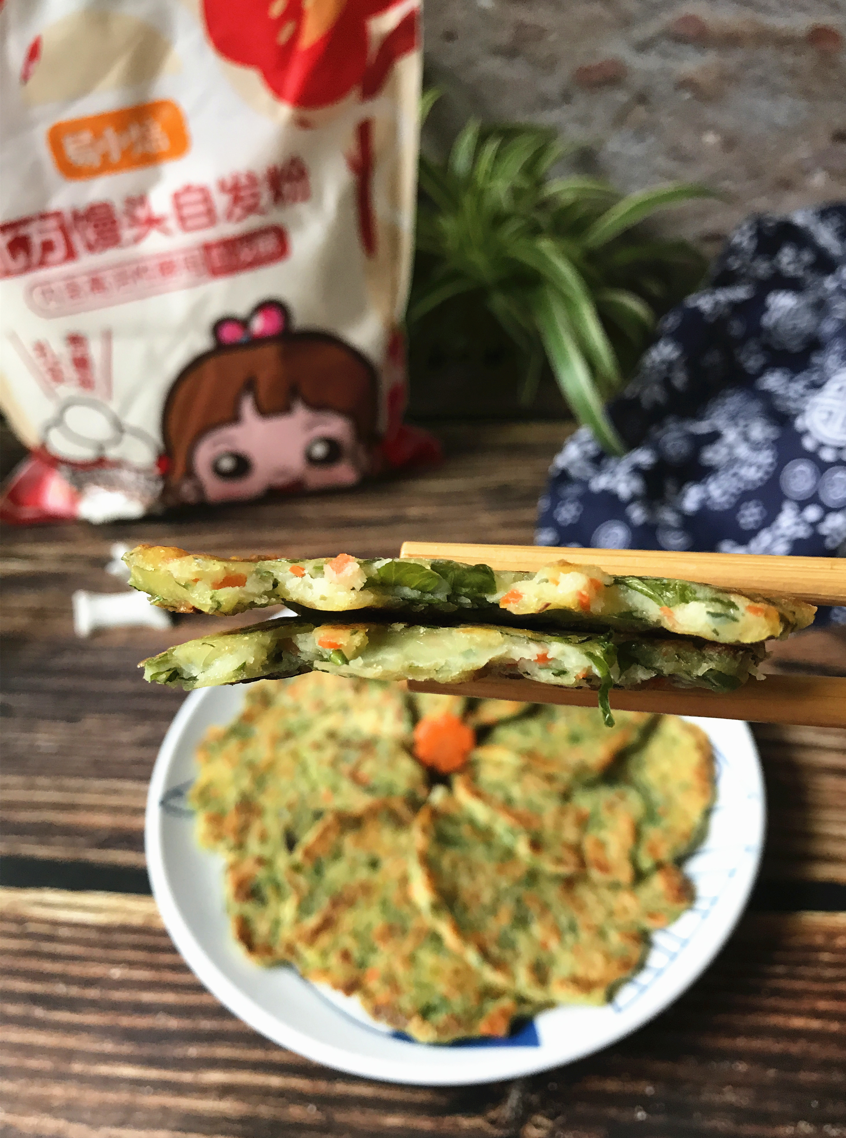 蔬菜鸡蛋饼